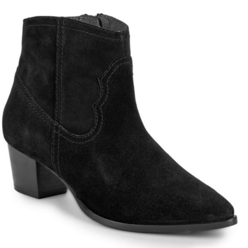 Seychelles Suede Cowboy Bootie in size 9